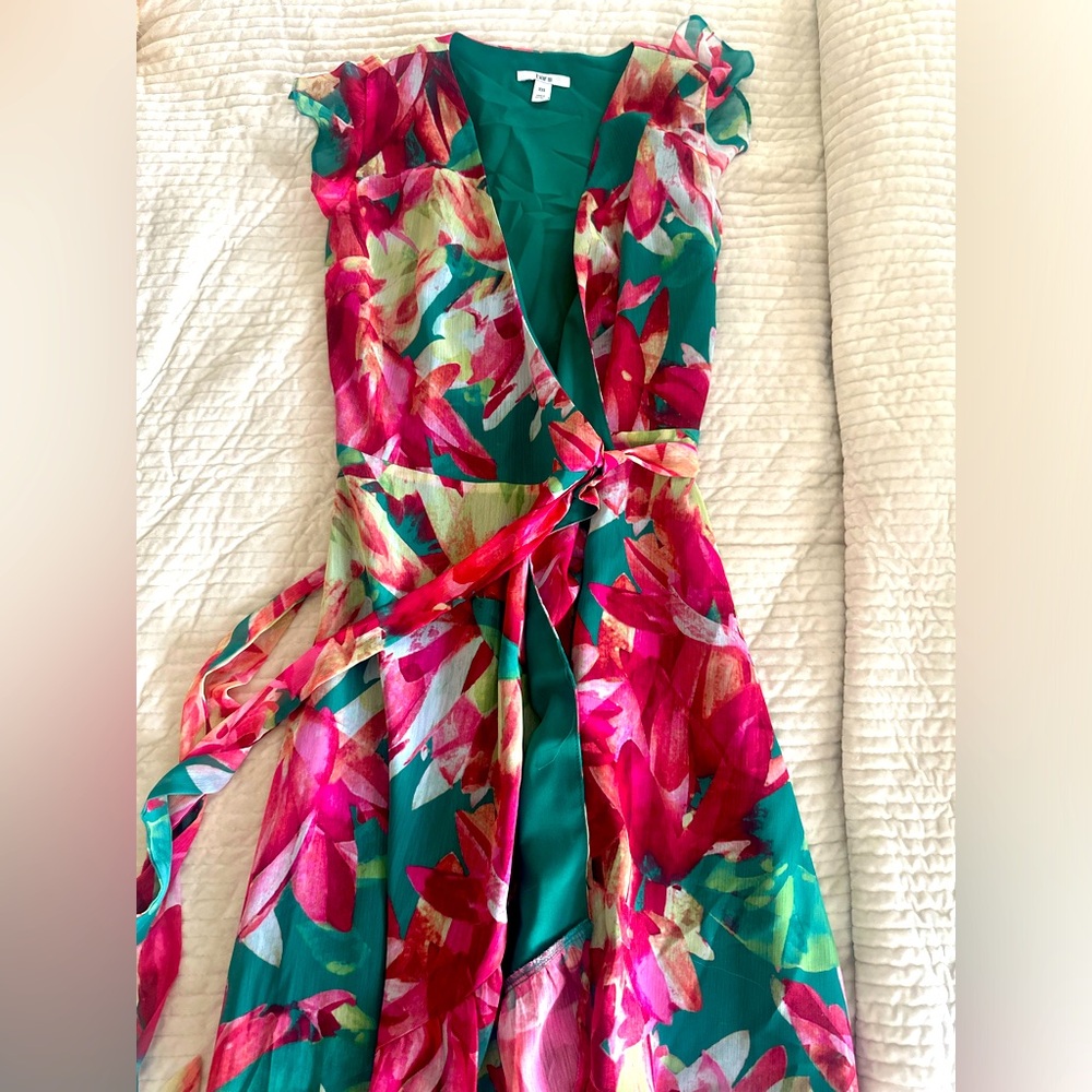 Bar III wrap floral dress. Size XXS